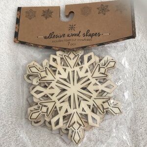 Bundle Christmas Craft Supplies Wood and Light Teal color